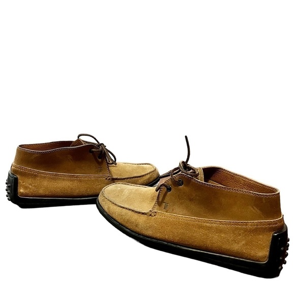 TOD’S Mens Tan Leather Chukka Boots Shoes US - 10.5